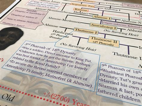 King Tut's Inbred Family Tree Poster 24 X 18 Version 2 by Mortal Faces