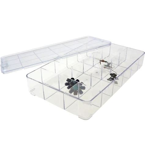 Pour pouvoir retrouver vos affaires plus rapidement, choisissez vos boîtes de rangement en. Boîte de rangement en plastique transparente - Achat ...