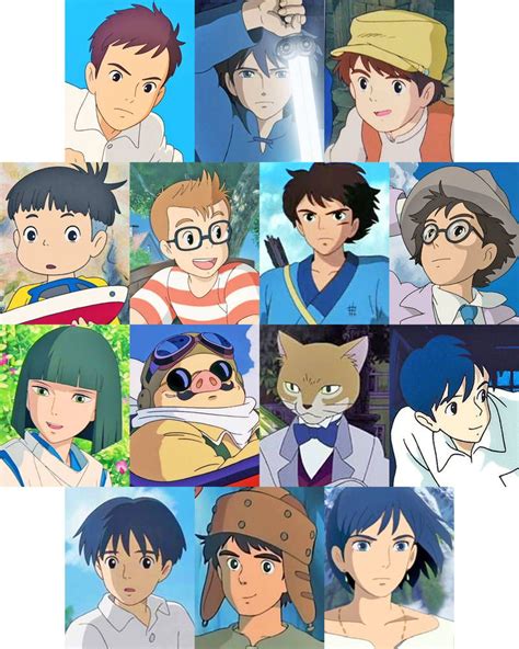 The Guys Of Ghibli Poster By Silverbuller ~~ Películas Del Estudio