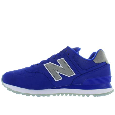 New Balance 574 Royal Blue Suede Classic Running Sneaker