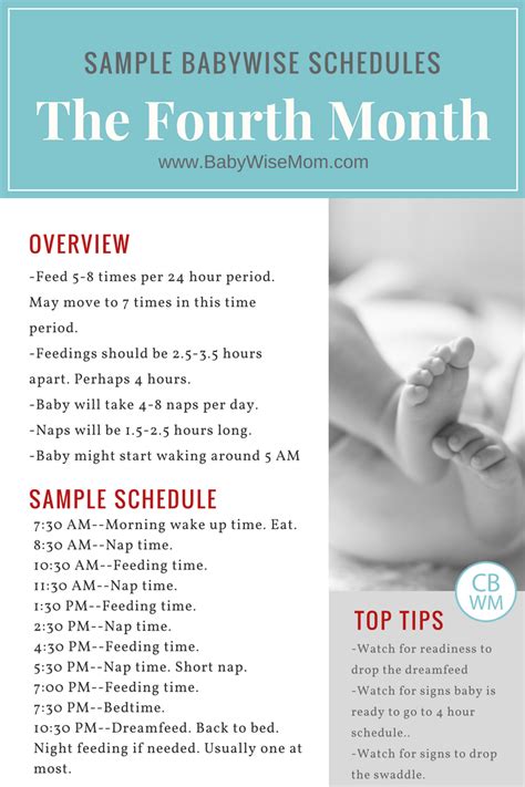 We did not find results for: Sample Babywise Schedules: The Fourth Month | Baby sleep ...