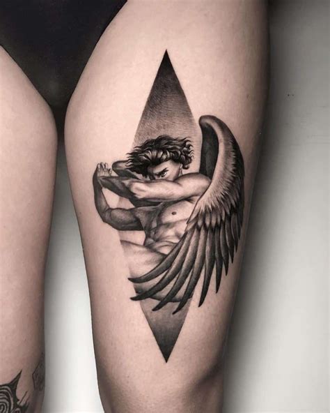 30 Angel Tattoo Design Ideas And The Meaning Behind Them Saved Tattoo