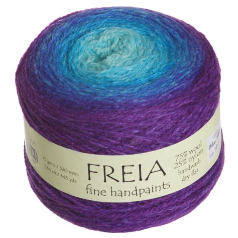 Freia Fine Handpaints Ombre Lace Yarn Blue Velvet At Jimmy Beans Wool