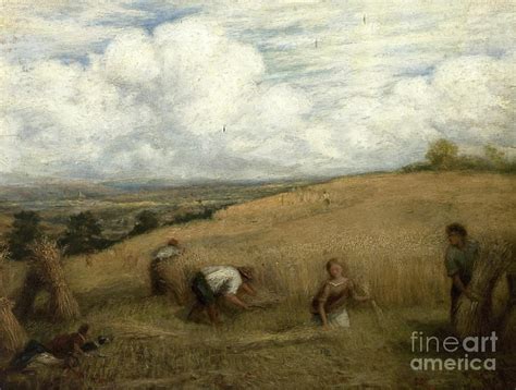 Harvesting 1857 Painting By John Linnell Fine Art America