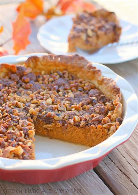 Streusel Topped Pumpkin Pie The Girl Who Ate Everything