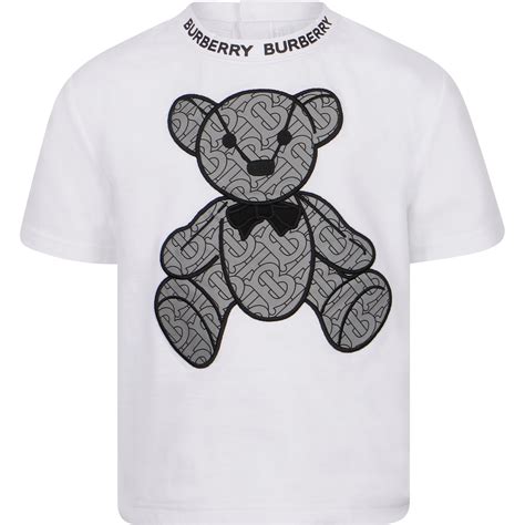Logo Teddy Bear T Shirt In White Ubicaciondepersonascdmxgobmx