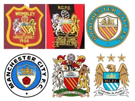 Manchester City Badge History Badge History Pinterest Logos Manchester City And Premier