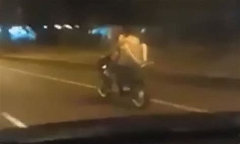 Couple Caught Having Sex On Back Of Motorcycle In Paraguay Daily Mail Online