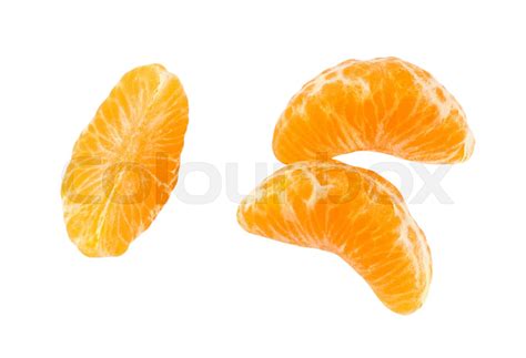 Peeled Mandarin Segments Stock Image Colourbox