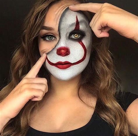 63 Ideas De Maquillaje De Payaso De Moda Para Halloween 2020 Li Linguas