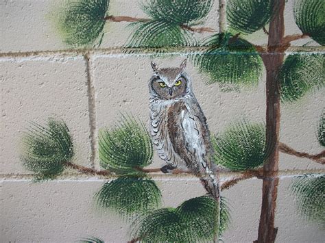 painting mural on cinder block walls | Commercial Murals - Cathie's