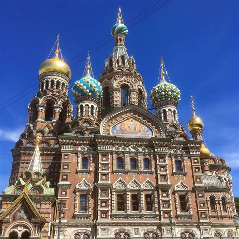 Church Of Our Savior On Spilled Blood St Petersburg Russia Tourist