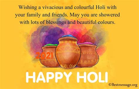 Holi Messages 2021 70 Best Holi Wishes Quotes In English In 2021