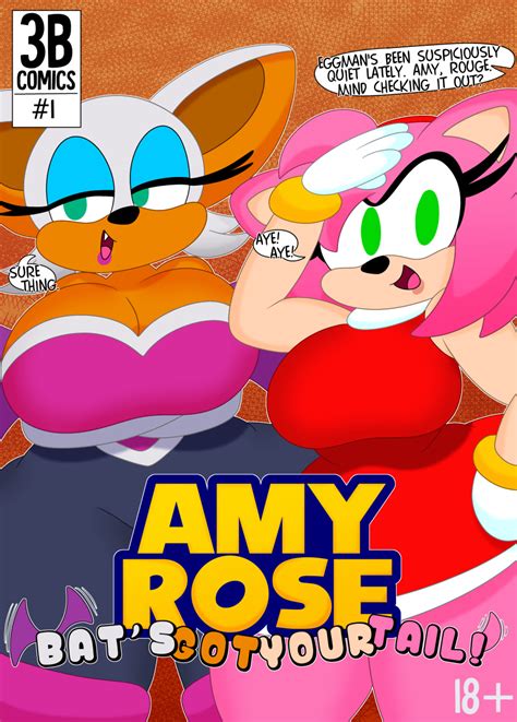 Rule 34 3barts Amy Rose Anthro Ass Ass Focus Breasts Cleavage Comic