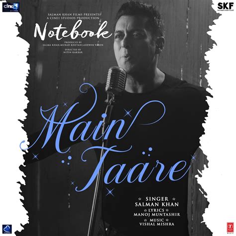 Main Taare From Notebook Single By Salman Khan And Vishal Mishra