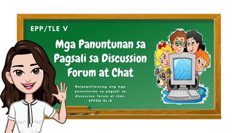 Epp Entrepreneurship Ict Mga Panuntunan Sa Pagsali Sa Discussion