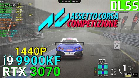 Assetto Corsa Competizione DLSS RTX 3070 9900KF 1440P IPhone Wired