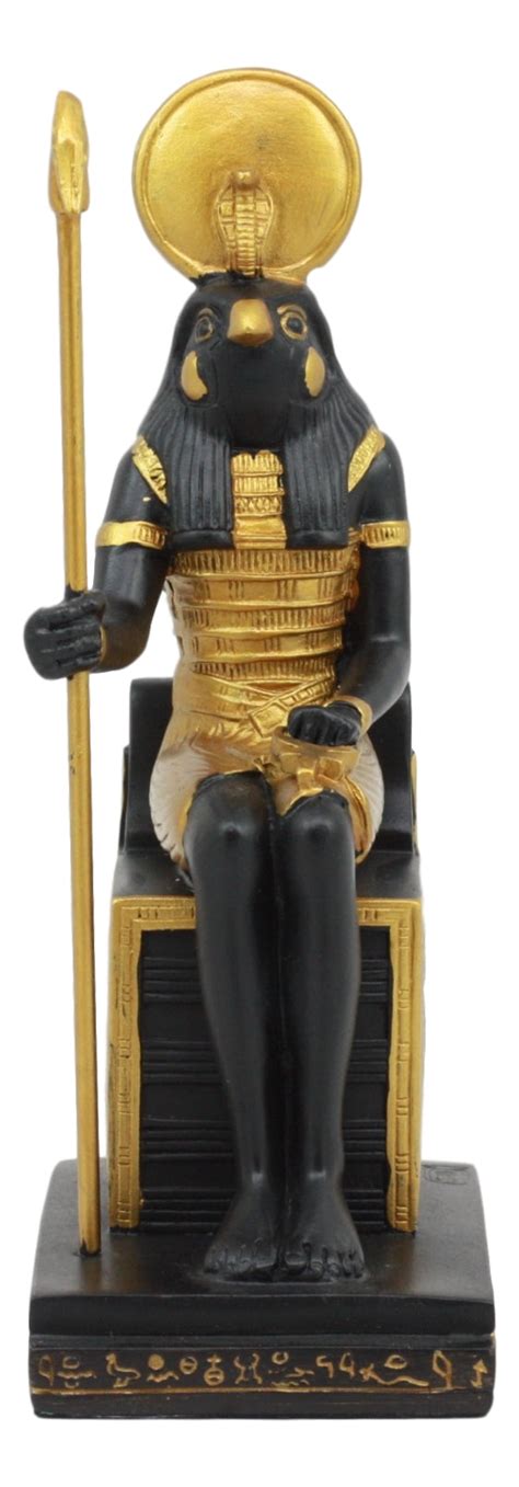 Ebros Classical Egyptian Gods And Goddesses Seated On Throne Statue Go Ebros T