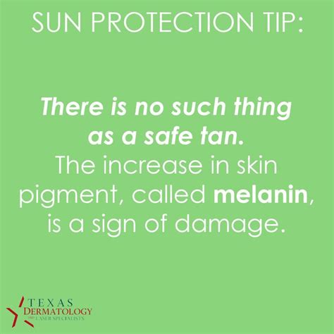 Sun Protection Tip 18 There Is No Such Thing As A Safe Tan The