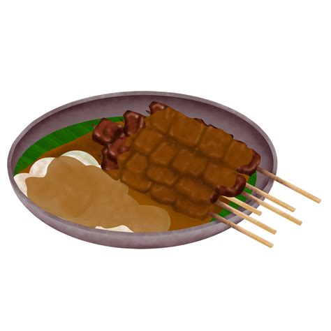 Sate Padang Illustration 25222352 Png