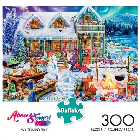 Buffalo Games Aimee Stewart Winterland Fun 300 Piece Jigsaw