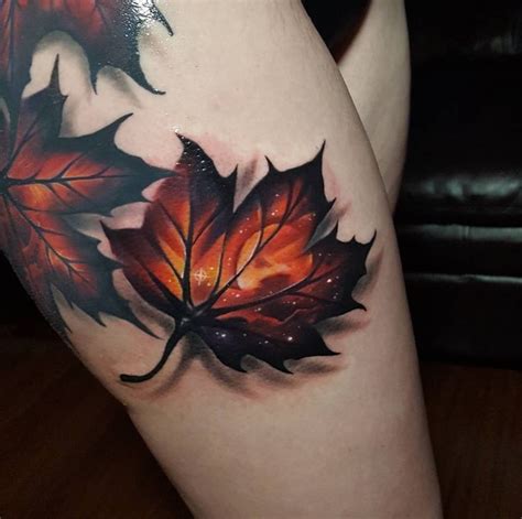 Autumn Leaves Tattoo Fall Leaves Tattoo Autumn Tattoo Maple Leaf