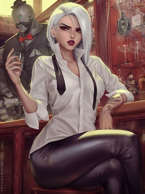 Ashe Overwatch 2v By Sciamano240 On Deviantart Overwatch Tattoo Overwatch Wallpapers