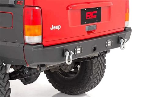 Jeep Rear Led Bumper 84 01 Cherokee Xj Candm Custom Auto And Tire