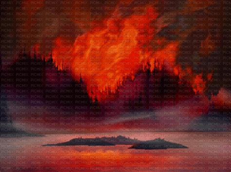 Background Fire Background Red Fire Feuer Animated Landscape
