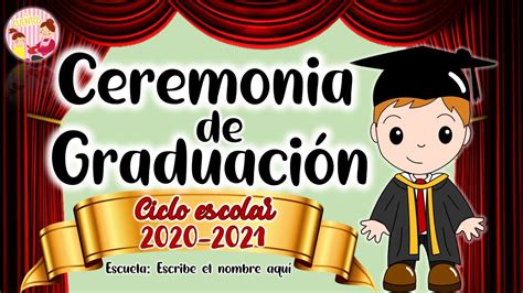 ⭐️ideas Para GraduaciÓn🎓ceremonia Editable En Powerpoint Youtube