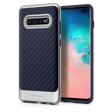 Samsung Galaxy S10 Plus Skal Neo Hybrid Arctic Silver | Telefonbutiken