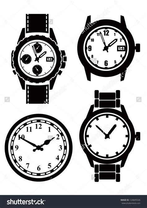Wrist Watch Clipart Black And White 20 Free Cliparts Download Images