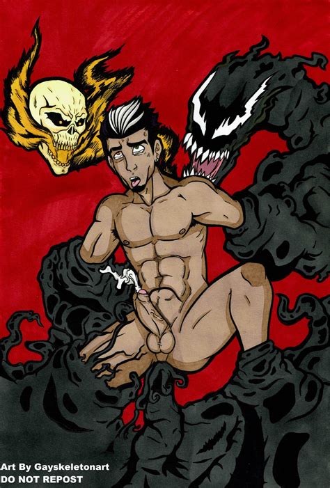 Post Gayskeletonart Ghost Rider Marvel Robbie Reyes Venom