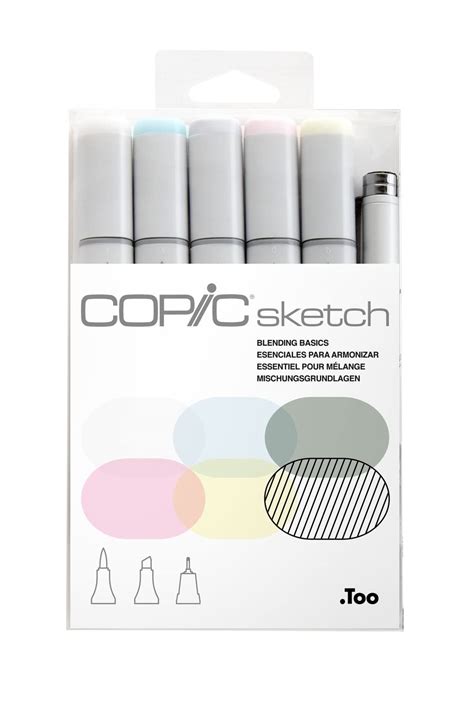 Buy Copic Sketch Alcohol Based Markers 5 Pcs Multiliner Pen Sp