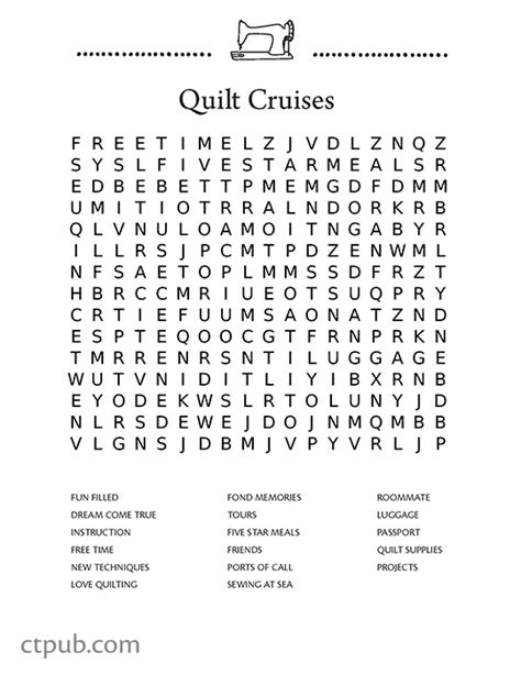 Happy Quilter Word Search Volume 1 72 Large Print