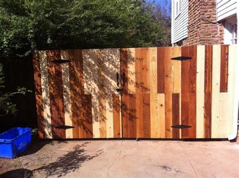 We value customer satisfaction, and strive for excellence with every project. Decorative reclaimed wood front gate G Gallery OKC ...