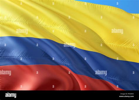 Colombia Flag Colombian Flag 3d Waving Flag Of Colombia 3d Waving