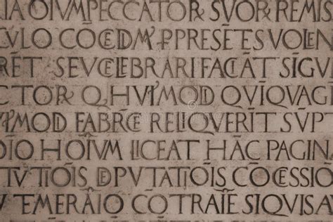 Latin Text Detail Stock Photo Image Of Ancient Wide 14942008