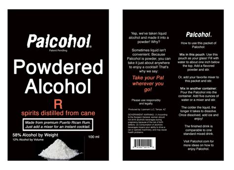 Alcohol Lovers Celebrate As Powdered Alcohol Palcohol Is Approved For