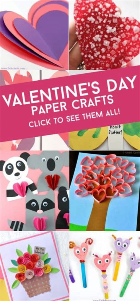 20 Construction Paper Valentine Crafts For Kids Twitchetts