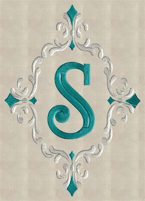 Font Frame Monogram Embroidery Design Font Not Included Embroidery