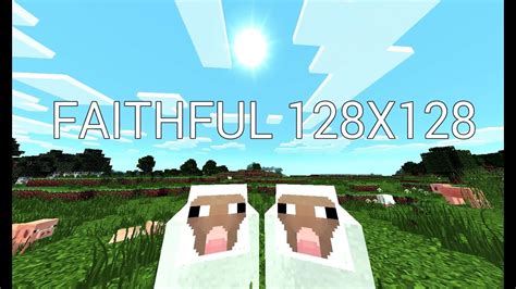 Minecraft Pe⏩textura Faithful Hd 128x128 Youtube