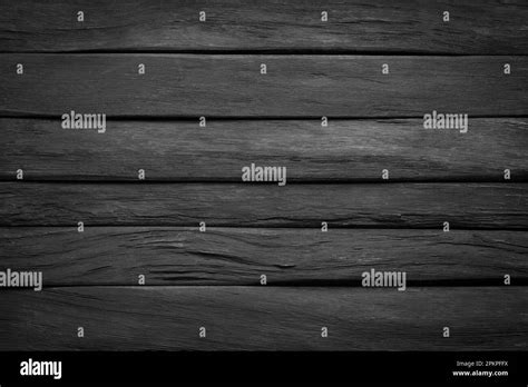 Dark Wood Texture Top View Black Wall Boards As Background Stock