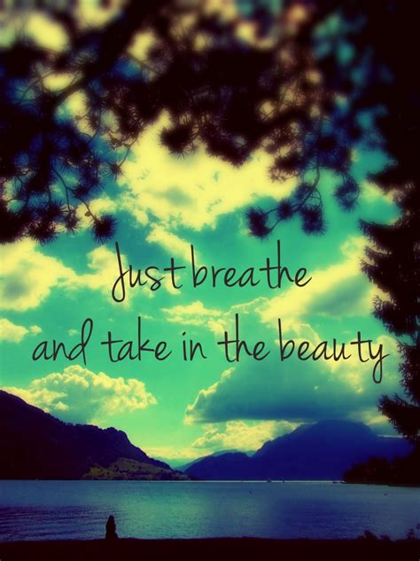 Just Breathe Just Breathe Breathe Quotes Breathe