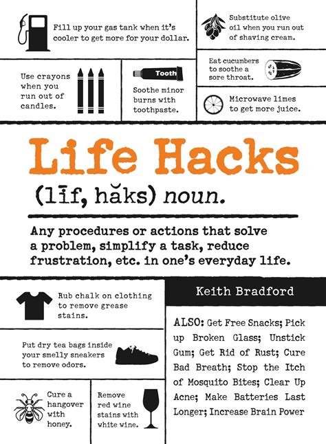 Life Hacks Book By Keith Bradford Official Publisher Page Simon