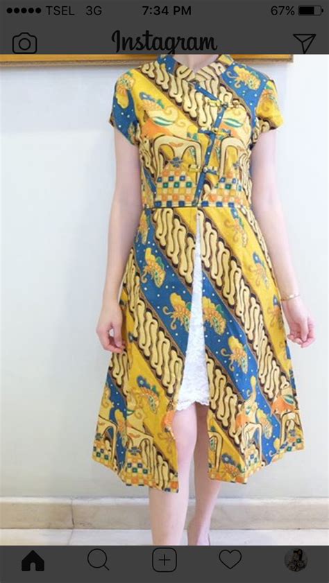 √ Batik Dress Modern