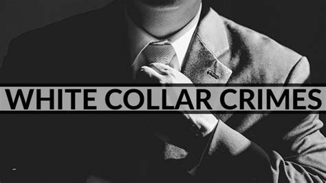 White Collar Crime And Penalties Youtube