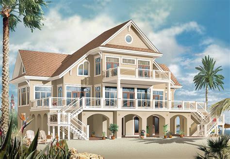 Beachfront House Floor Plans Floorplansclick