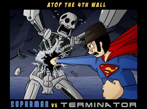 Plot(plots.fakedata(50, 5), w = 3). Superman vs Terminator 1 - Channel Awesome Wiki - ThatGuyWithTheGlasses