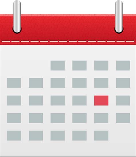 Calendar Icon Clipart Design Illustration 9400139 Png